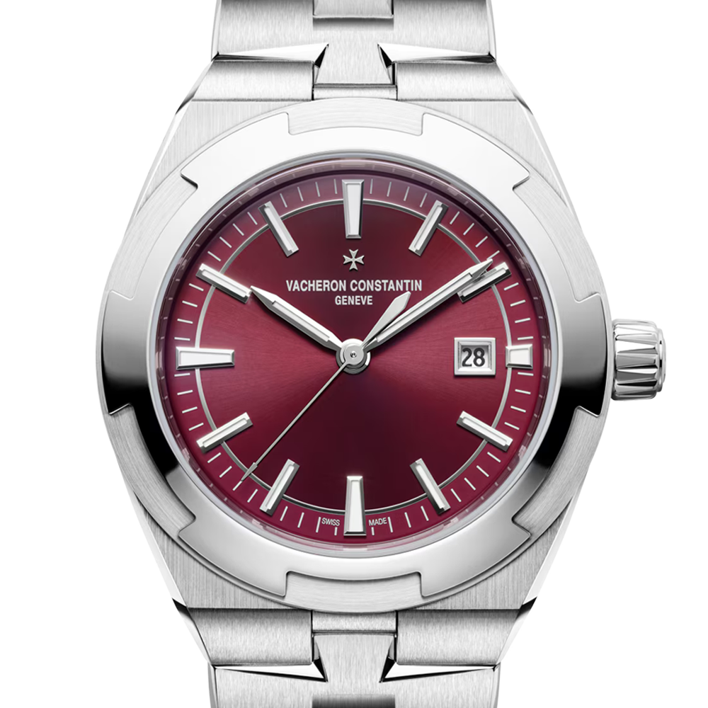 Overseas 34,5 mm Burgundy